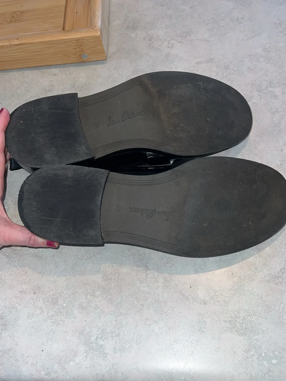 Sam Edelman Womens Leather Christy Loafer Sz 8.5 black